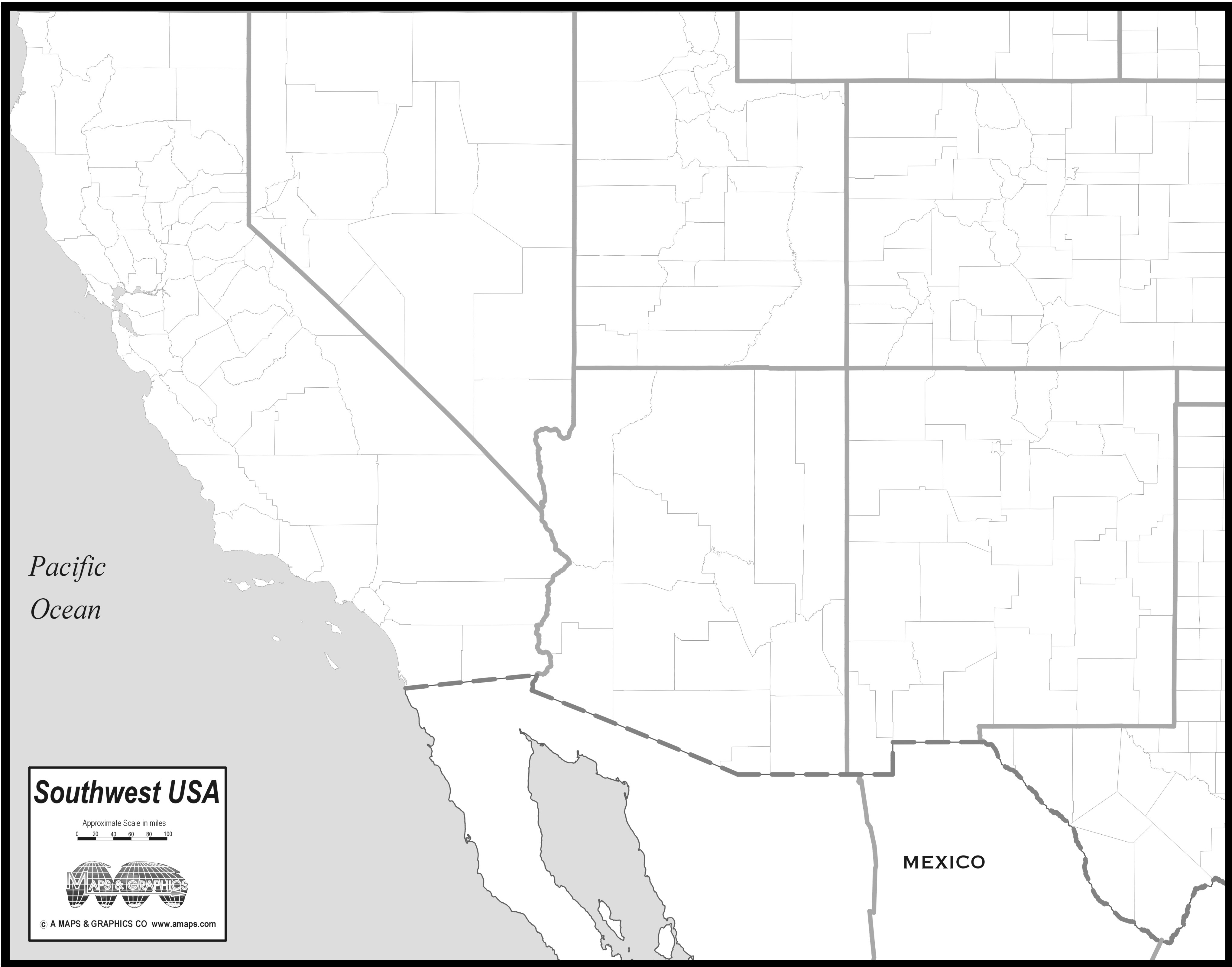 free-map-of-southwest-states